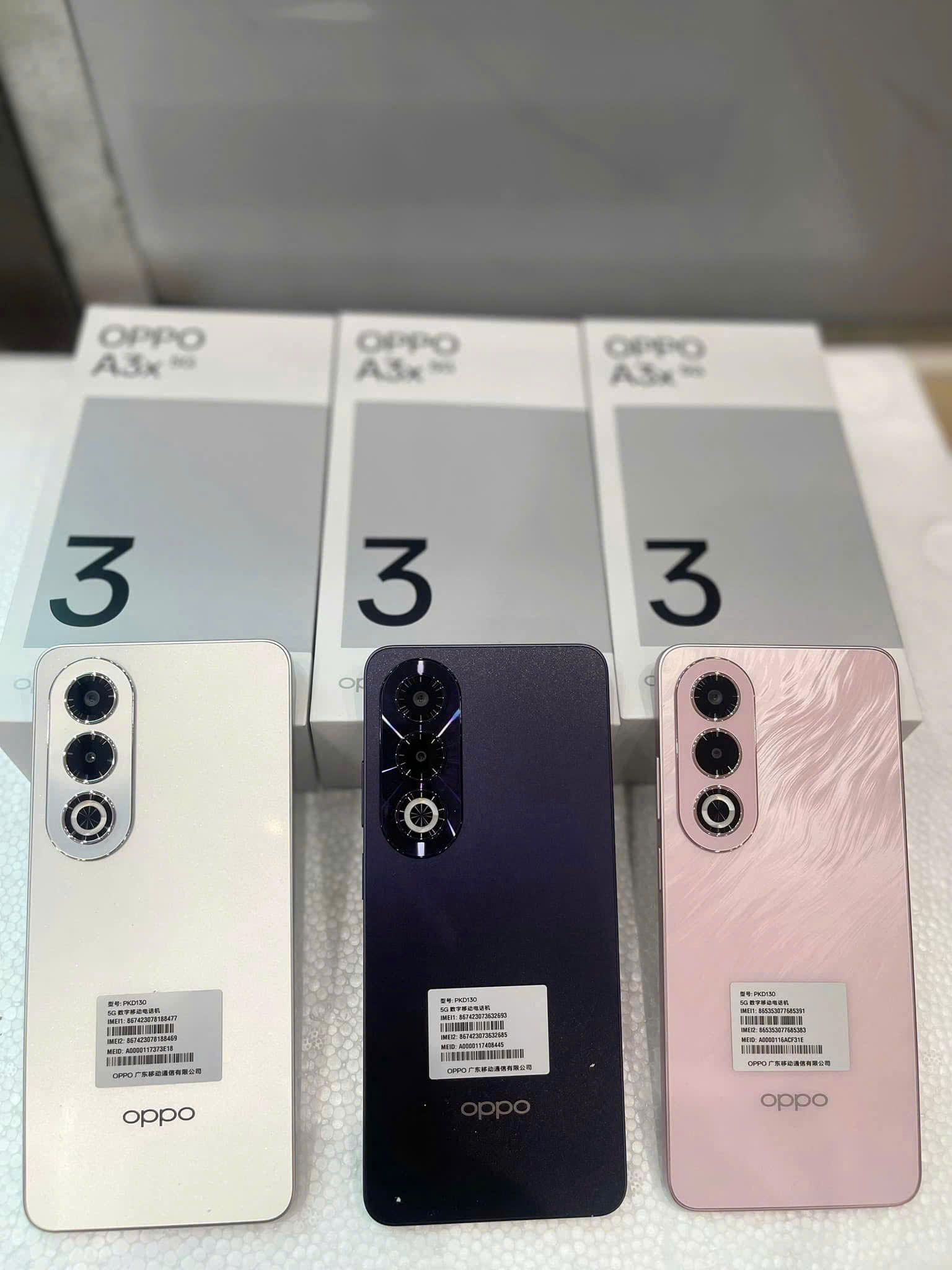 Oppo A3x hàng về số lượng full box
