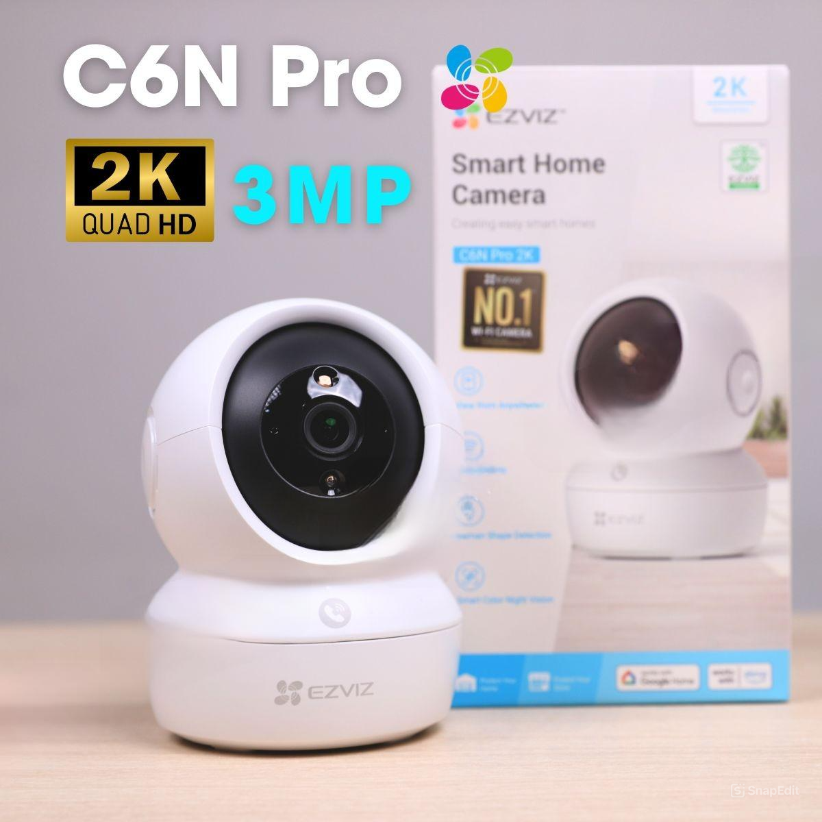 Camera IP WiFi Ezviz C6N Pro 2K 3MP quay quét 360 độ