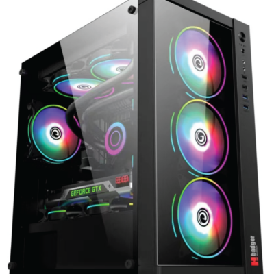 Vỏ case Powerful Gaming X338, 3 Fan LED RGB