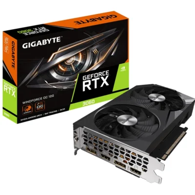 Card Màn Hình VGA Gigabyte RTX 3060 12GB Windforce OC GDDR6 NEW FULL BOX